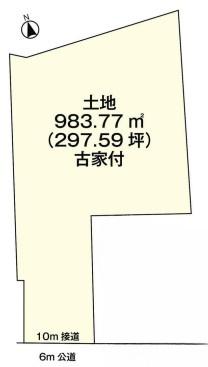 大津市坂本7丁目の土地(間取り)