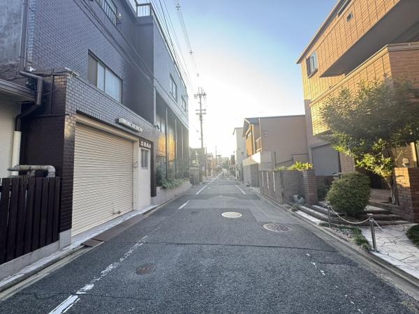 京都市中京区西ノ京南円町の土地(前面道路含む現地写真)