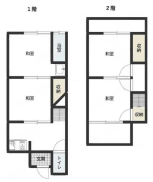 京都市右京区梅津上田町の中古一戸建て(間取り)