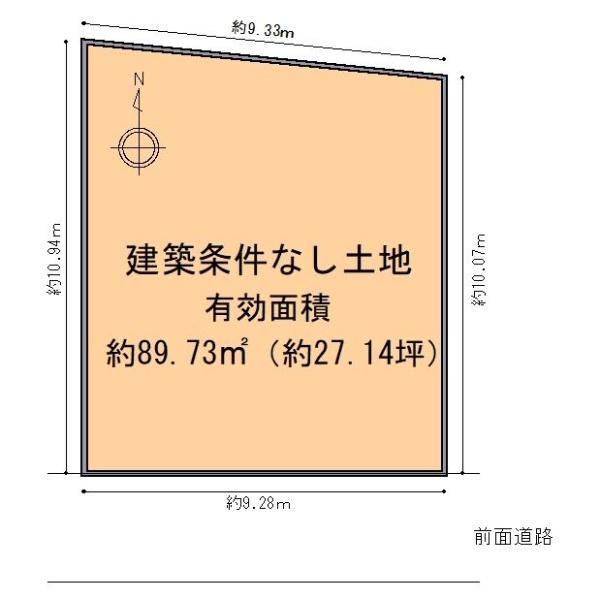 京都市右京区西京極徳大寺団子田町の売土地