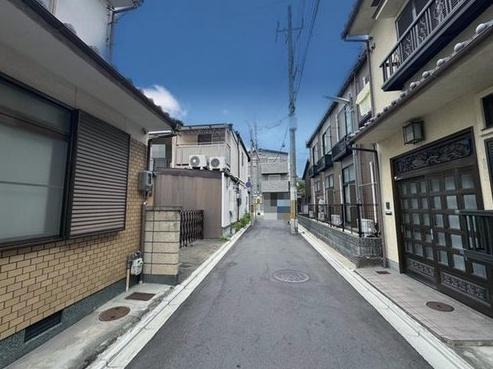 京都市中京区西ノ京内畑町の土地(前面道路含む現地写真)