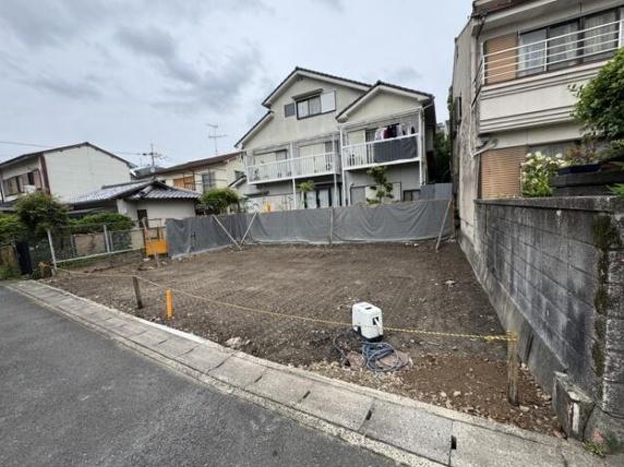 京都市山科区音羽沢町の土地(現地土地写真)