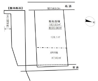 大津市富士見台の土地(間取り)
