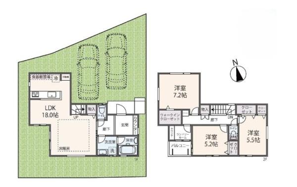 大津市穴太1丁目の新築一戸建(間取り)