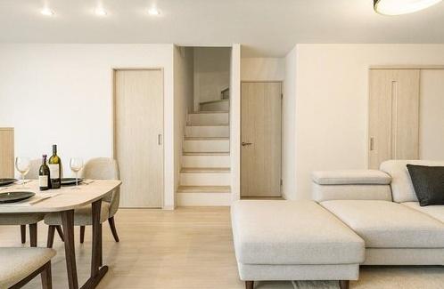 京都市西京区大枝東長町の新築一戸建(同仕様写真(リビング))