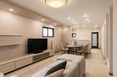 京都市西京区大枝東長町の新築一戸建(同仕様写真(リビング))