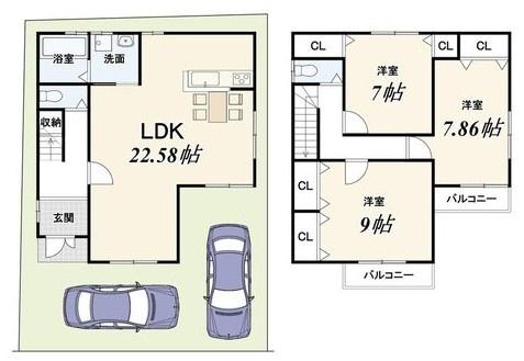 京都市伏見区久我本町の中古一戸建
