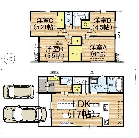 京都市伏見区醍醐御霊ケ下町の新築一戸建