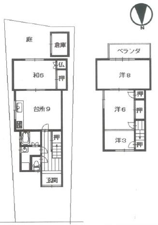 京都市右京区龍安寺西ノ川町の中古一戸建て