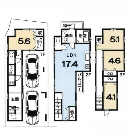 京都市山科区小山北林町の中古一戸建