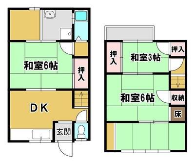京都市西京区松尾鈴川町の中古テラスハウス