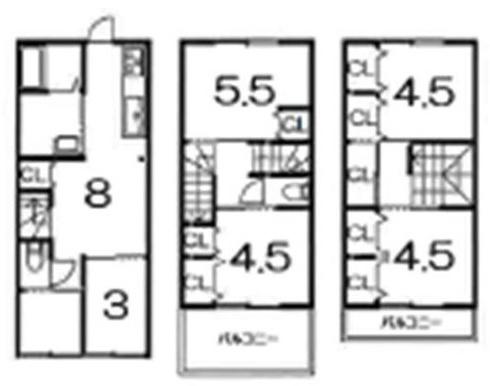 京都市中京区三条通柳馬場東入中之町の中古一戸建て