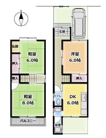 京都市伏見区醍醐新開の中古一戸建