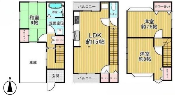 京都市伏見区中島外山町の中古一戸建て