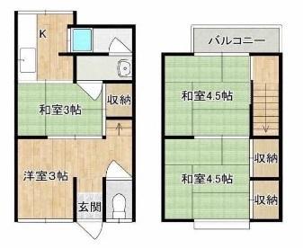 京都市伏見区石田大山町の中古テラスハウス