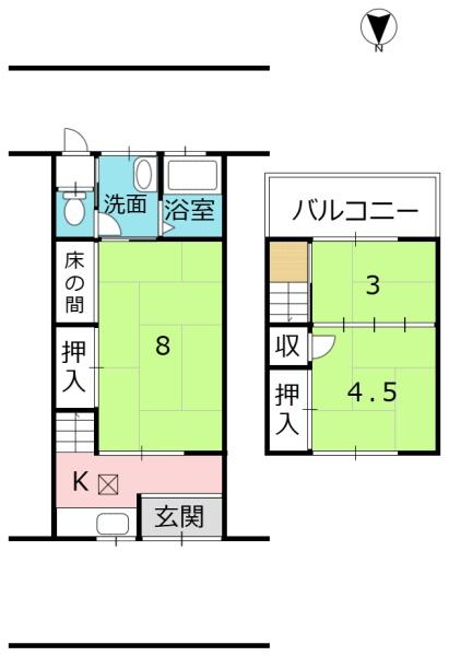 京都市伏見区向島庚申町の中古テラスハウス
