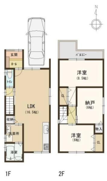 京都市伏見区深草越後屋敷町の中古一戸建て
