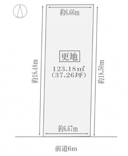 京都市西京区桂坤町の土地