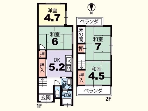 京都市右京区嵯峨苅分町の中古一戸建て