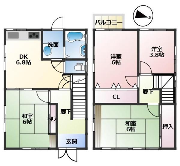 大津市富士見台の中古一戸建て