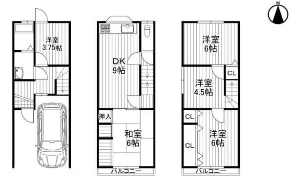 京都市伏見区納所薬師堂の中古一戸建