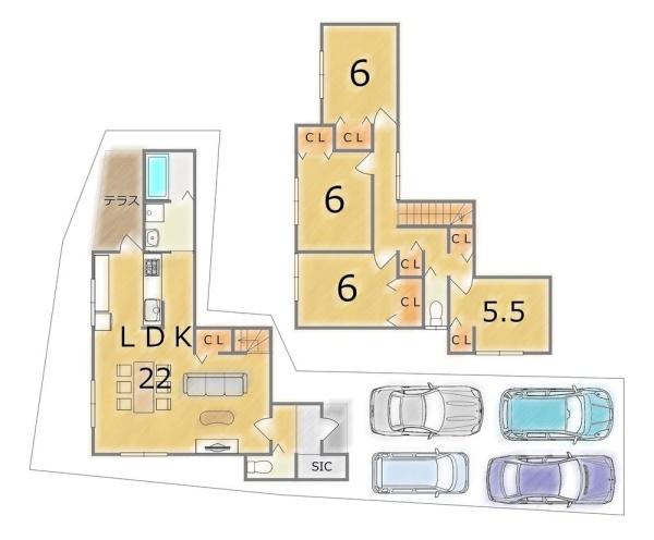 京都市西京区桂千代原町の土地