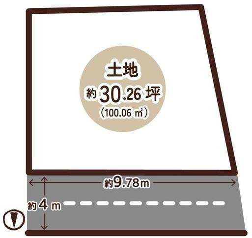 京都市右京区常盤下田町の土地