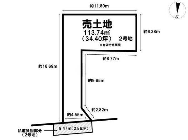 京都市西京区川島玉頭町の土地