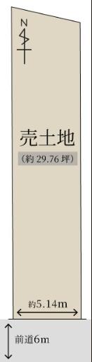京都市西京区川島東代町の土地