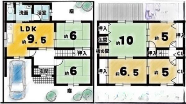 京都市右京区梅津上田町の中古一戸建て
