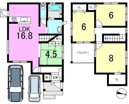 京都市伏見区羽束師菱川町の中古一戸建て