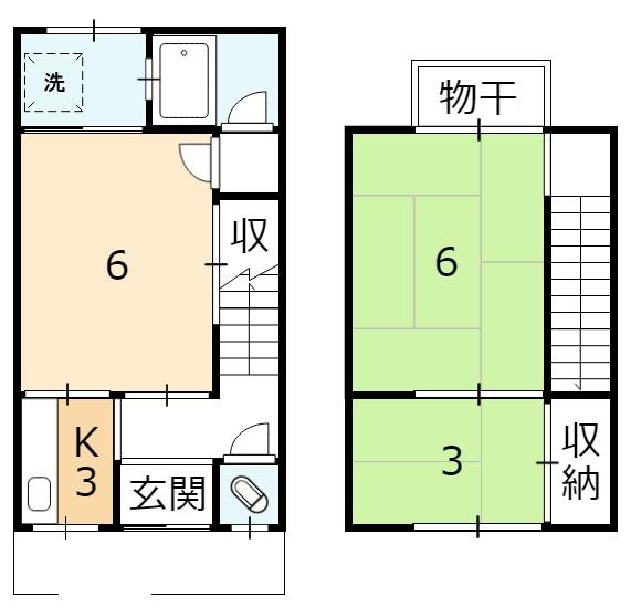 京都市北区衣笠開キ町の中古テラスハウス