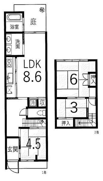 京都市右京区嵯峨朝日町の中古一戸建て