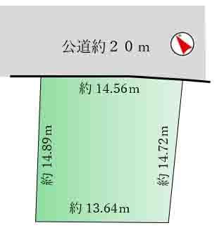 常滑市飛香台土地　12-3