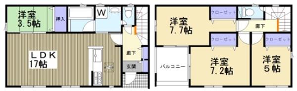 碧南市道場山町第５　1号棟