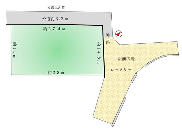 高浜市屋敷町１丁目の土地