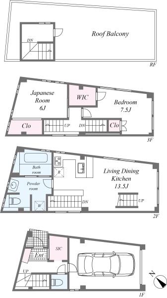 世田谷区上野毛１丁目の中古一戸建て