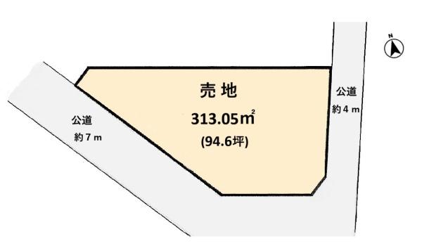 大磯町生沢　売地