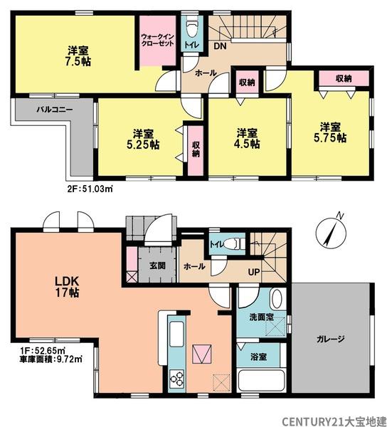 千葉市稲毛区長沼町【第３】　１号棟