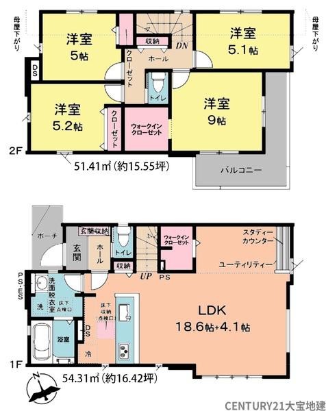 四街道市さちが丘２丁目【３期】　２号棟
