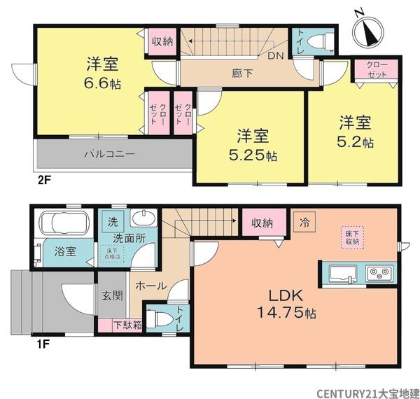 四街道市さちが丘２丁目【２４－１期】　２号棟