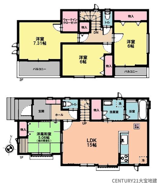 千葉市若葉区千城台東３丁目【Ⅳ】　２号棟