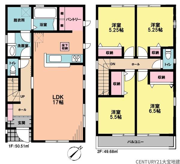 千葉市若葉区桜木北１丁目　２号棟