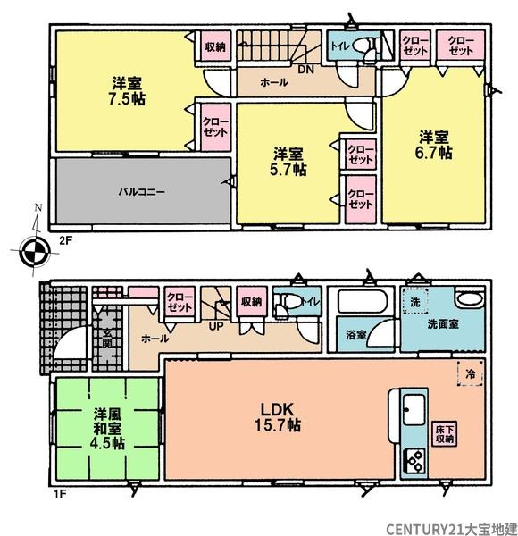 千葉市若葉区桜木２丁目【第８】　１号棟