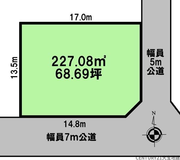 四街道市鹿渡の土地