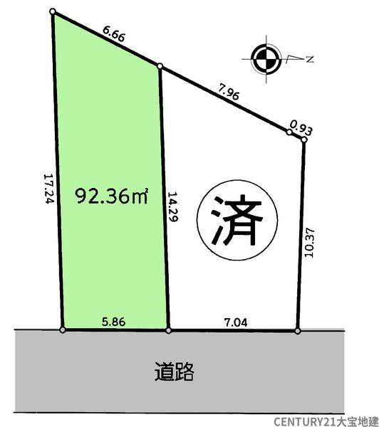 千葉市花見川区朝日ケ丘５丁目の土地