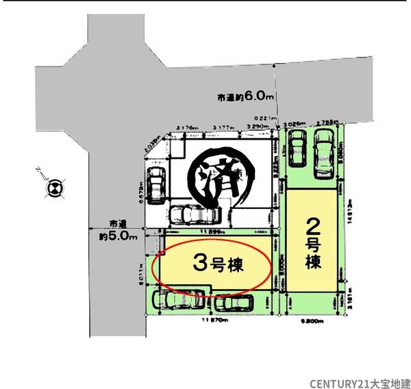千葉市若葉区千城台西１丁目【２４－１期】　３号棟