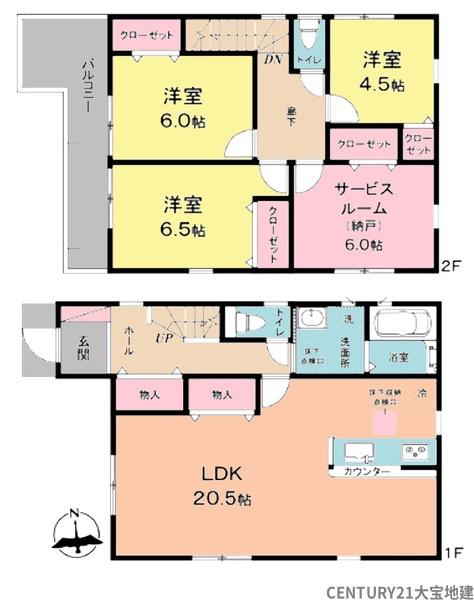 千葉市若葉区千城台北１丁目　２号棟