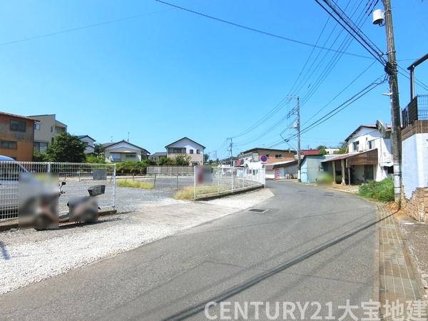 千葉市緑区高津戸町の土地(前面道路含む現地写真)