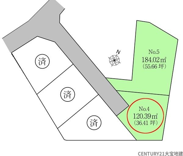 千葉市中央区長洲２丁目【本千葉１５】　区画４